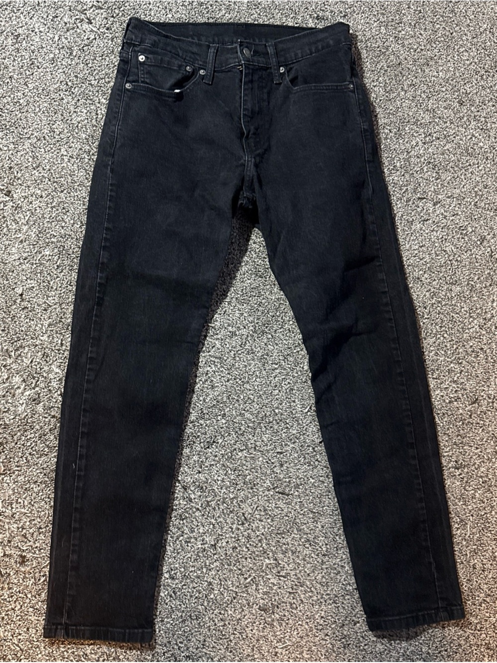 Levi's Premium 512 Mens Black Jeans W31xL30 Medium Wash Denim